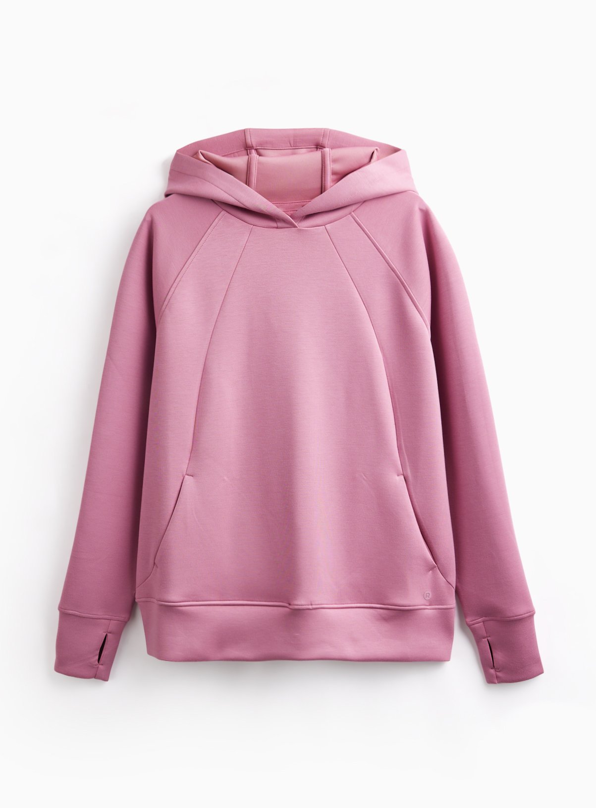 REAKTIV Light Pink Scuba Longline Hoodie XXL - Image 3 thumbnail